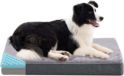 Elevate Your Dog's Comfort with the Premium Orthopedic Memory Foam Bed - Perfect for Extra Large Dogs, Waterproof & Easy-Clean Design!