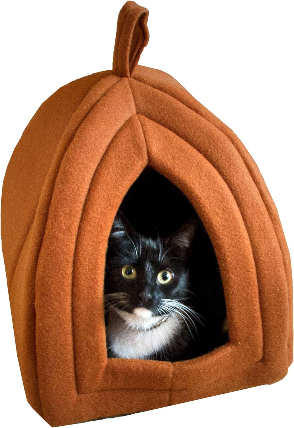 Ultimate Cozy Cat House - Stylish Indoor Pet Tent with Removable Foam Cushion for Small Animals