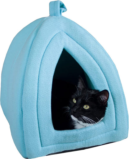 Ultimate Cozy Cat House - Stylish Indoor Pet Tent with Removable Foam Cushion for Small Animals