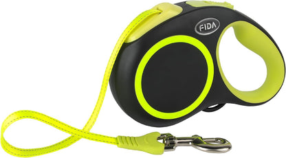 Ultimate 16 Ft Retractable Leash for Small Dogs - Tangle-Free, Reflective, and Comfortable Grip in Stylish Black