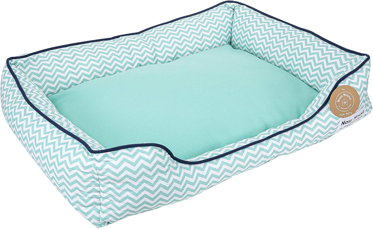 Indulge Your Dog in Luxury with the Now House Grey Diamond Cuddler Dog Bed - Small, Stylish & Washable!