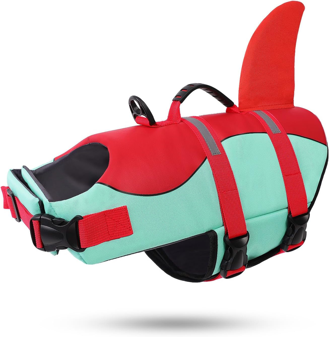 Ultimate Shark Dog Life Jacket - Premium Safety Vest for Swimming & Boating, Perfect Floatation Swimsuits for All Dog Sizes in Blue Bandhnu
