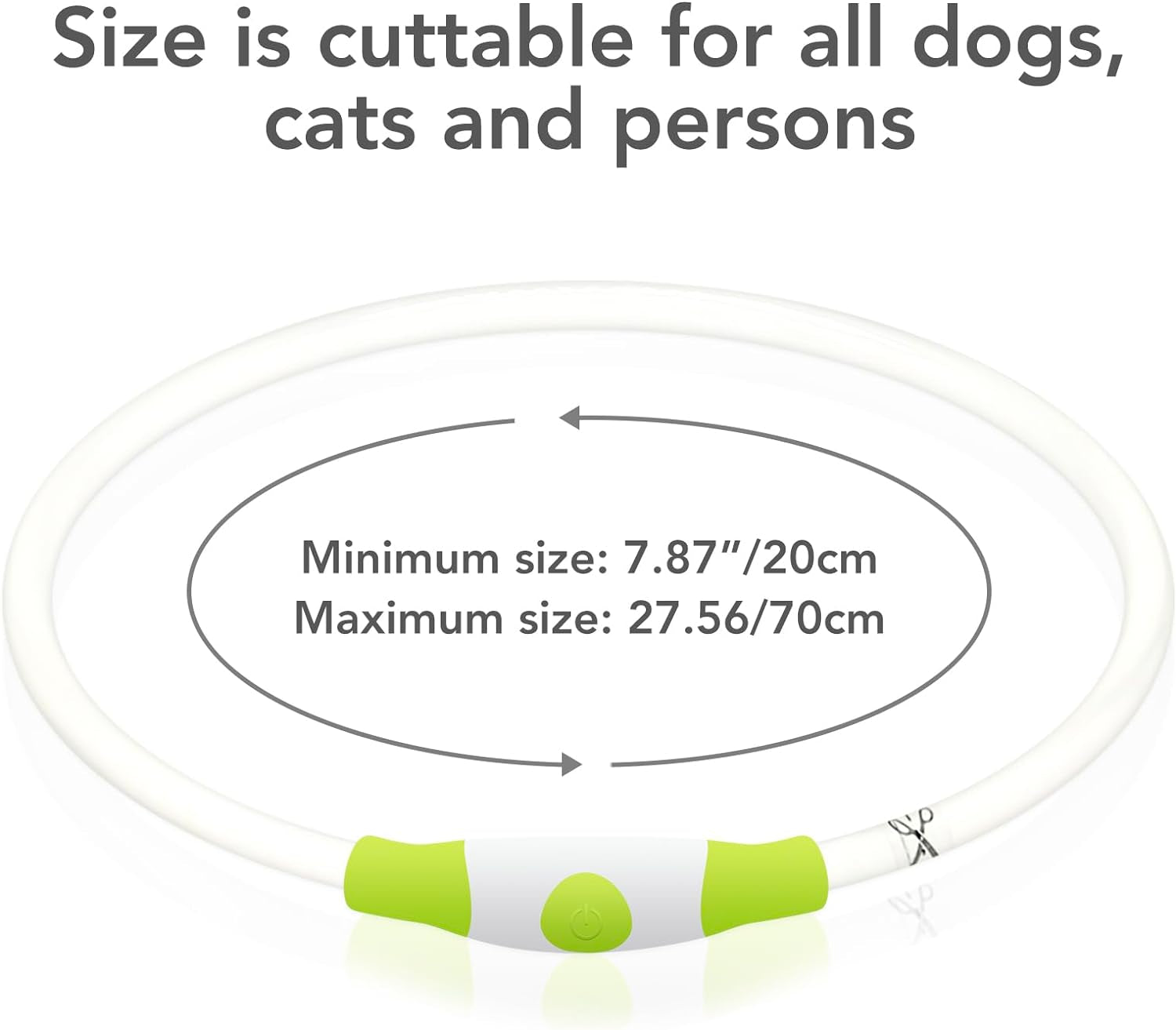 Illuminate Your Dog's Safety with the Ultimate LED Glow Collar - USB Rechargeable and Perfect for Every Size in Vibrant Cyan