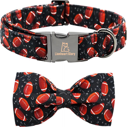 Charming Adjustable Floral Dog Collar with Bowtie - Perfect Comfort and Style for Your Beloved Pup