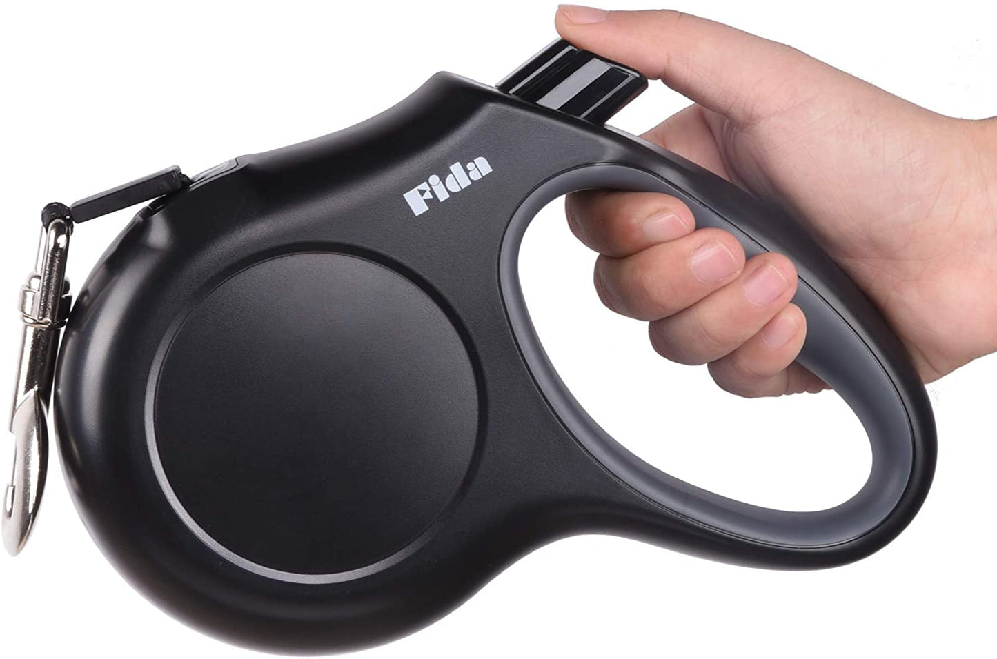 Ultimate 16 Ft Retractable Leash for Small Dogs - Tangle-Free, Reflective, and Comfortable Grip in Stylish Black