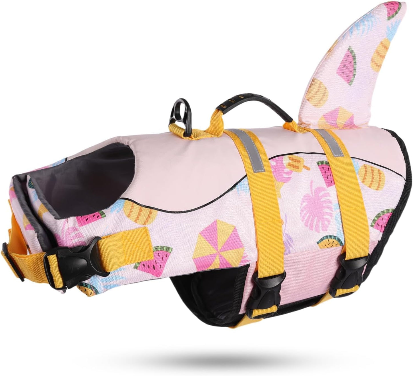 Ultimate Shark Dog Life Jacket - Premium Safety Vest for Swimming & Boating, Perfect Floatation Swimsuits for All Dog Sizes in Blue Bandhnu