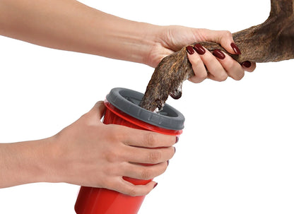 Revolutionary Mudbuster® Pet Paw Washer - Effortlessly Clean Your Furry Friend's Paws with Gentle Rubber Bristles!
