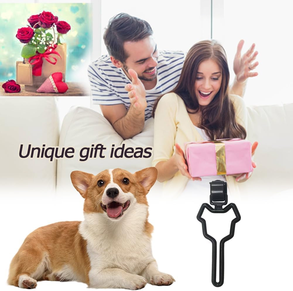 Ultimate Hands-Free Dog Poop Bag Holder - 2 Pack in Stylish Purple for Effortless Walks