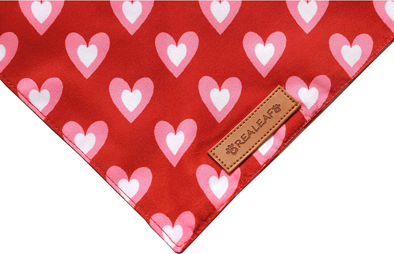 Celebrate Love with Our Valentine's Day Dog Bandanas - Stylish 2 Pack Reversible Scarves for Medium & Large Dogs, Made from Durable Fabric for Unforgettable Holiday Moments
