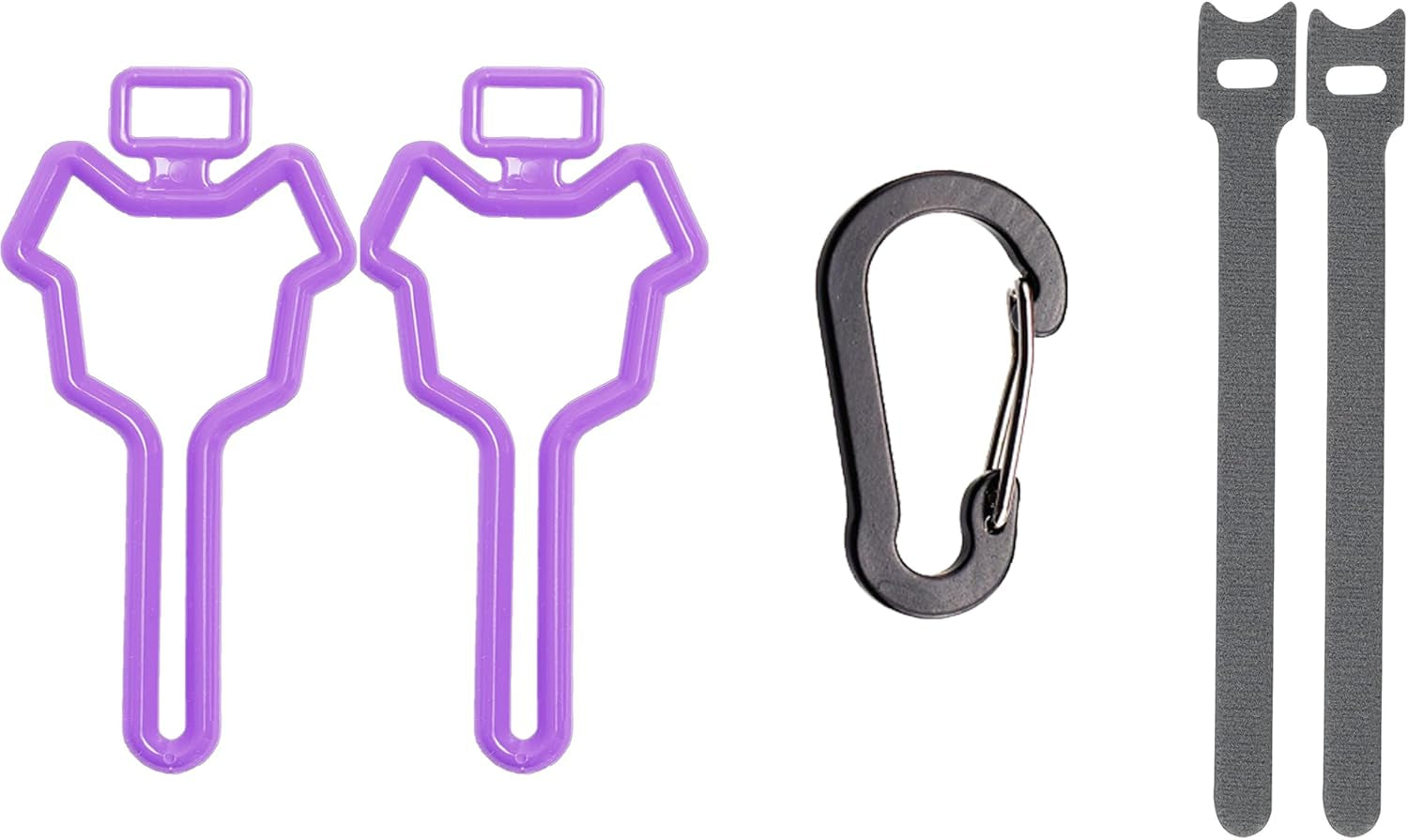 Ultimate Hands-Free Dog Poop Bag Holder - 2 Pack in Stylish Purple for Effortless Walks