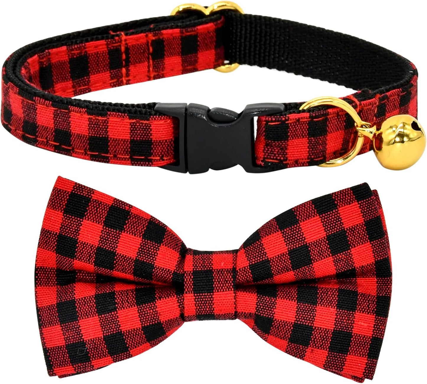 Stylish Sushi Cat Collar Bow Set - Safe Breakaway Collar with Adorable Bowtie for Kittens and Cats
