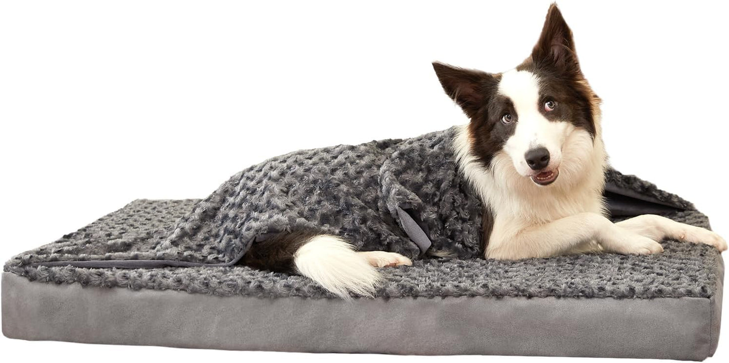 Elevate Your Dog's Comfort with the Premium Orthopedic Memory Foam Bed - Perfect for Extra Large Dogs, Waterproof & Easy-Clean Design!