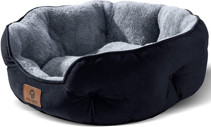 Indulge Your Pet with the Cozy Small Dog Bed - Soft, Machine Washable, Anti-Slip & Water-Resistant for Small Dogs and Cats - 20 Inches in Elegant Brown
