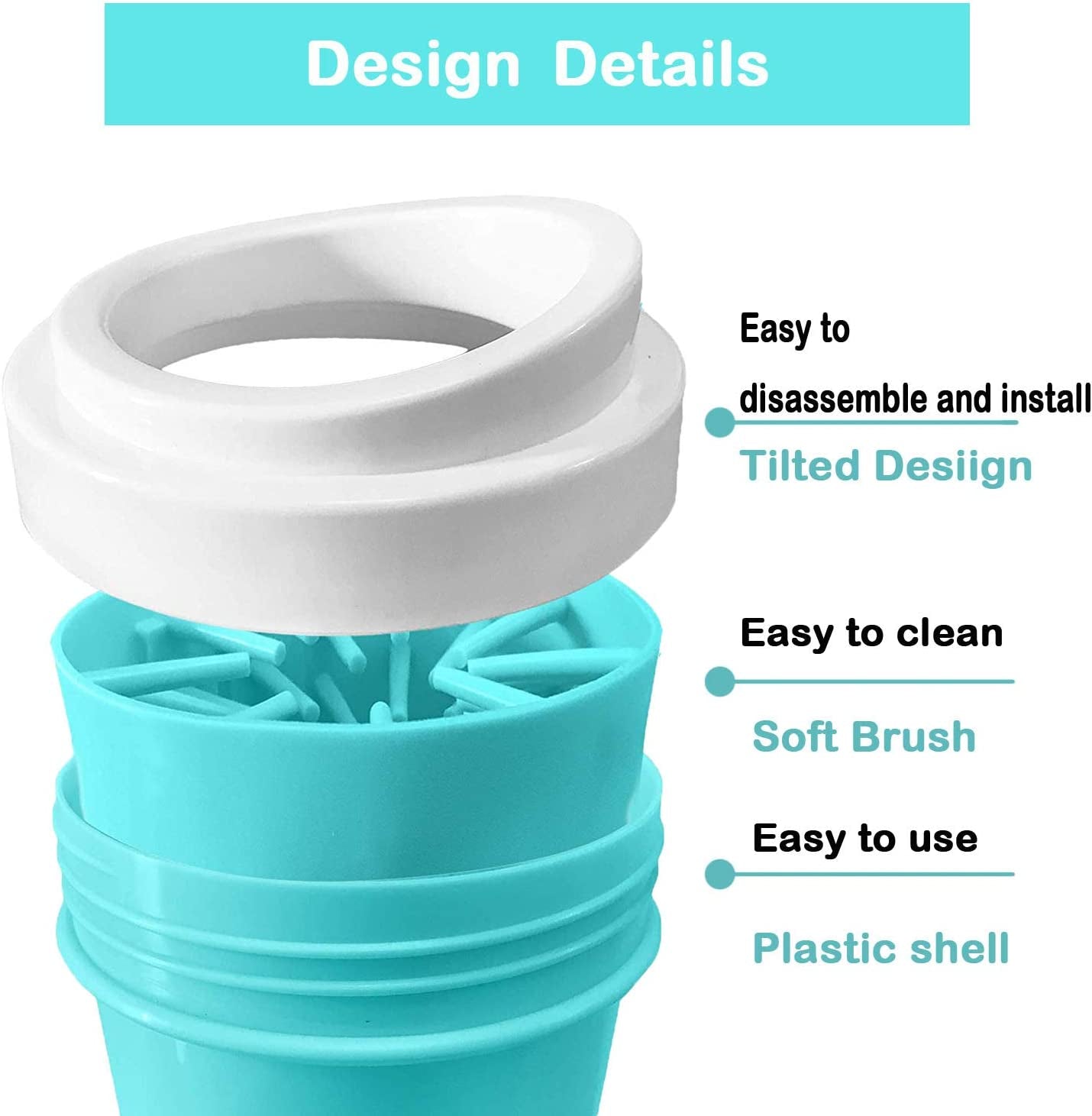Ultimate Pet Paw Washer - The Easy and Effective Solution for Clean Paws and a Mud-Free Home!