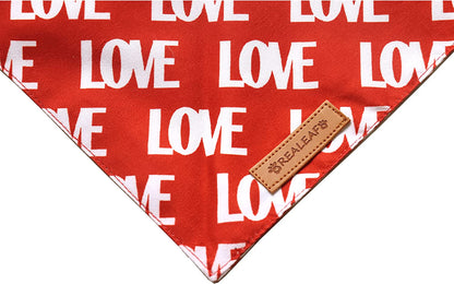 Celebrate Love with Our Valentine's Day Dog Bandanas - Stylish 2 Pack Reversible Scarves for Medium & Large Dogs, Made from Durable Fabric for Unforgettable Holiday Moments