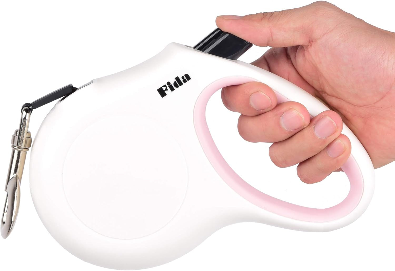 Ultimate 16 Ft Retractable Leash for Small Dogs - Tangle-Free, Reflective, and Comfortable Grip in Stylish Black
