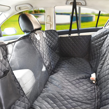 Ultimate Waterproof Dog Car Seat Cover - Scratch-Resistant Hammock with Mesh Window for Enhanced Comfort and Safety on Every Journey