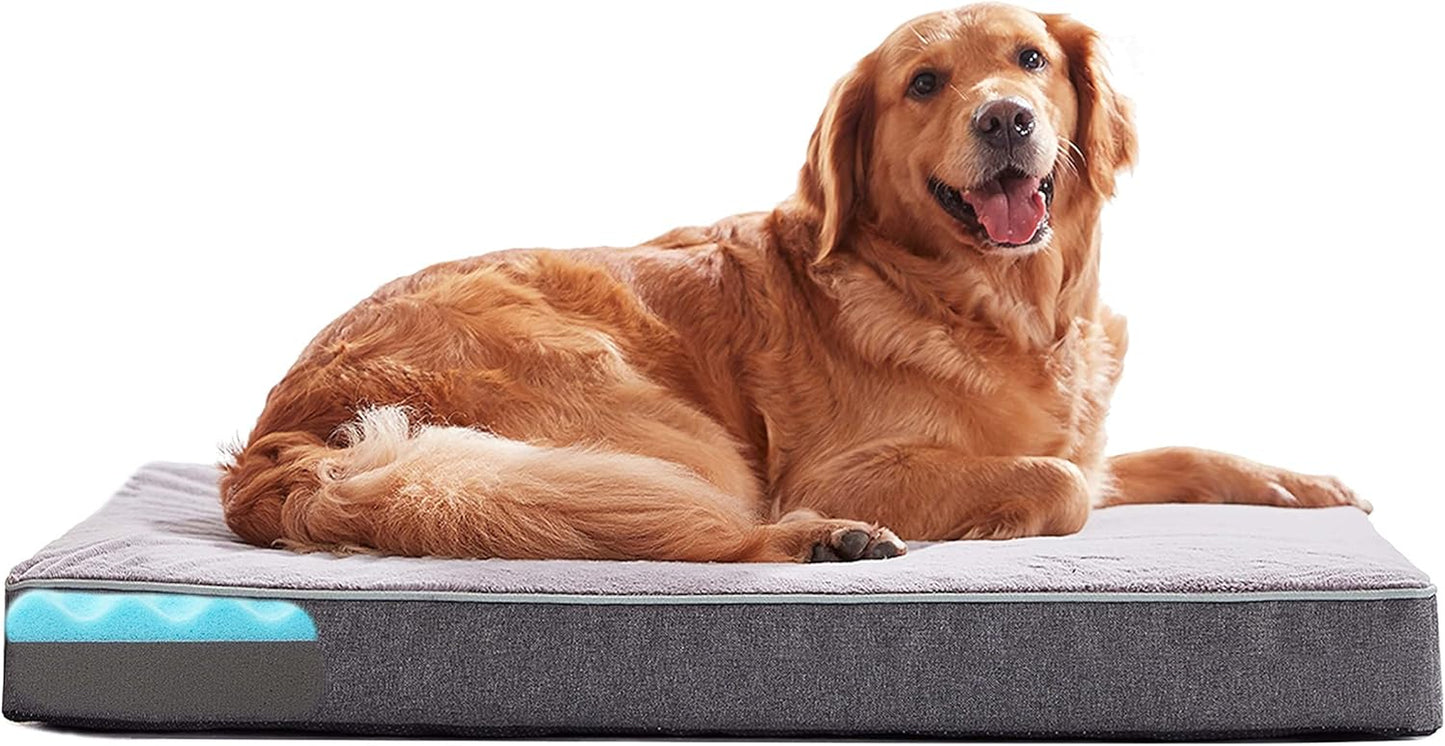 Elevate Your Dog's Comfort with the Premium Orthopedic Memory Foam Bed - Perfect for Extra Large Dogs, Waterproof & Easy-Clean Design!