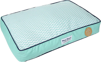 Indulge Your Dog in Luxury with the Now House Grey Diamond Cuddler Dog Bed - Small, Stylish & Washable!