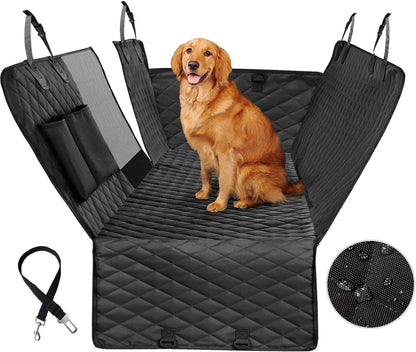Ultimate Waterproof Dog Car Seat Cover - Scratch-Resistant Hammock with Mesh Window for Enhanced Comfort and Safety on Every Journey
