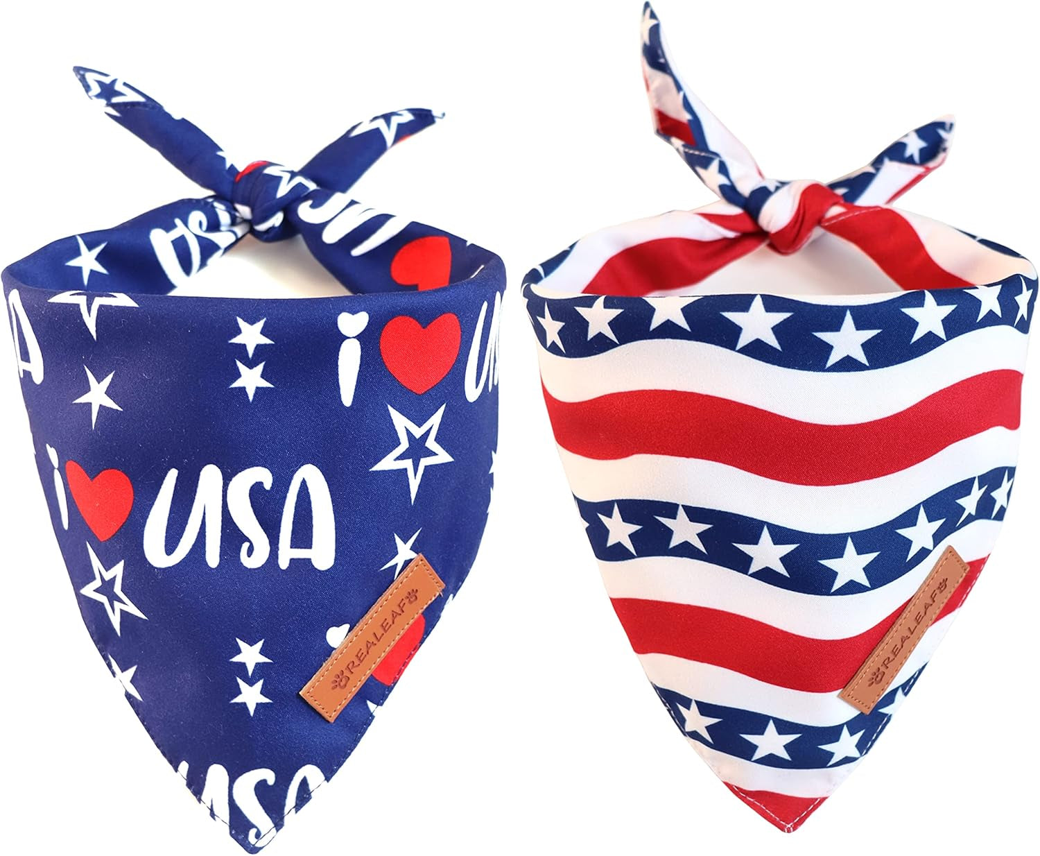 Celebrate Love with Our Valentine's Day Dog Bandanas - Stylish 2 Pack Reversible Scarves for Medium & Large Dogs, Made from Durable Fabric for Unforgettable Holiday Moments