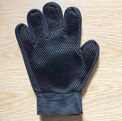 Transform Grooming Time with the Blue De-Shedding Grooming Glove for Dogs & Cats - Effortless Fur Removal & Gentle Massage - 1-2 Pairs Included