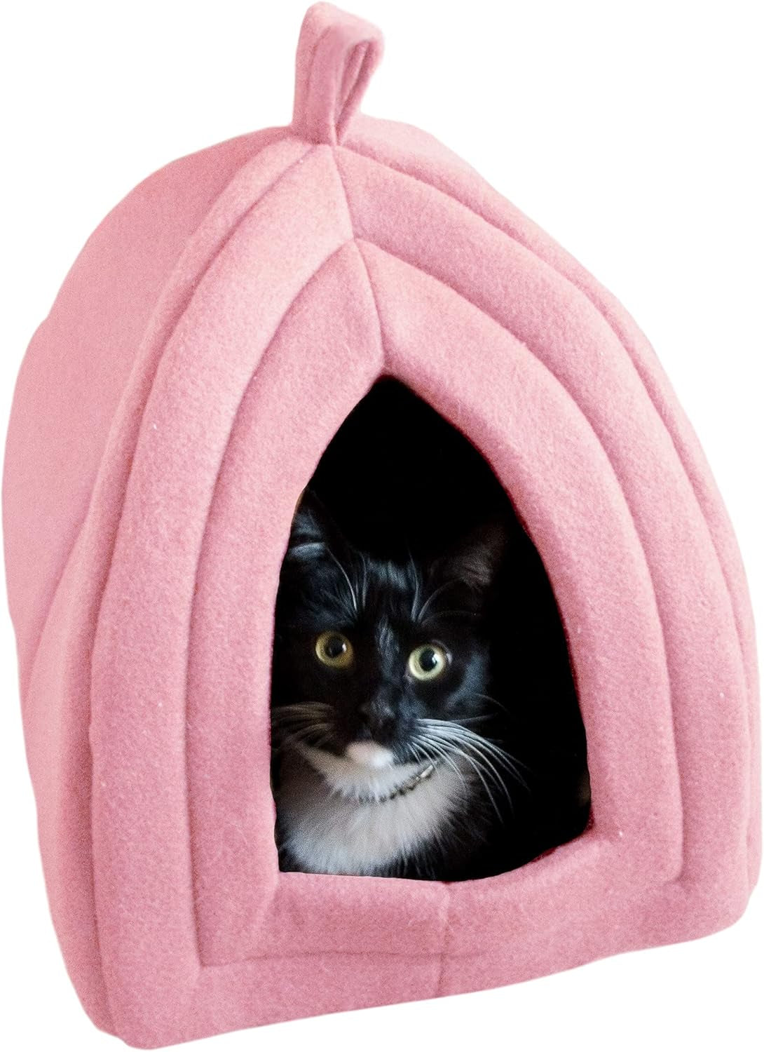 Ultimate Cozy Cat House - Stylish Indoor Pet Tent with Removable Foam Cushion for Small Animals